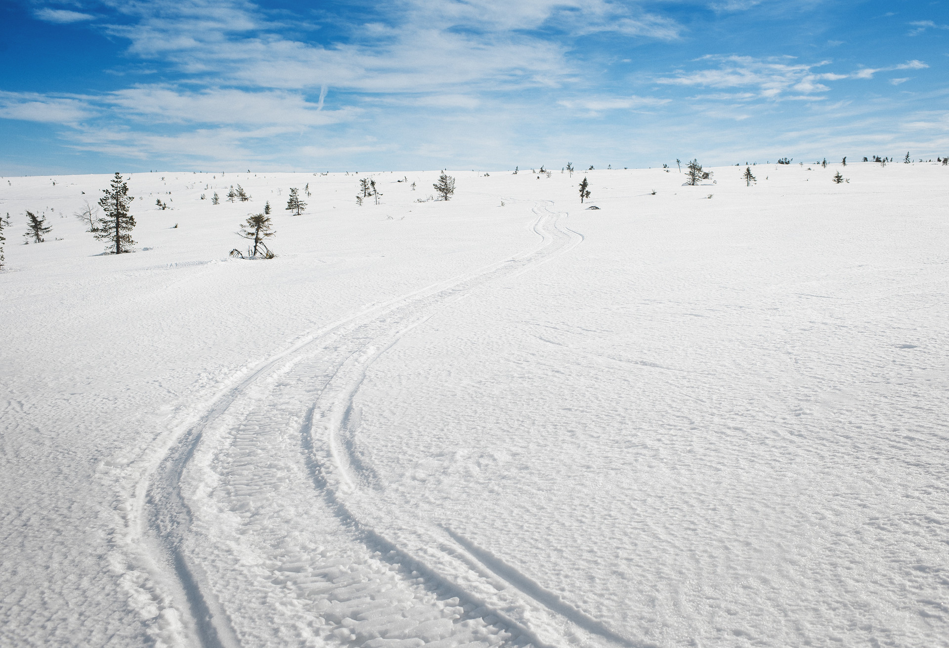 Snow in Sälen Sweden