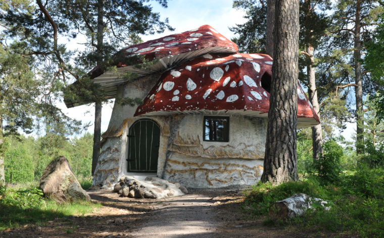 little hotel in the forest