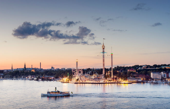 Gröna Lund i Stockholm