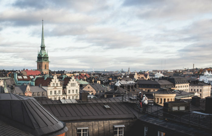 Vandra på Stockholms tak