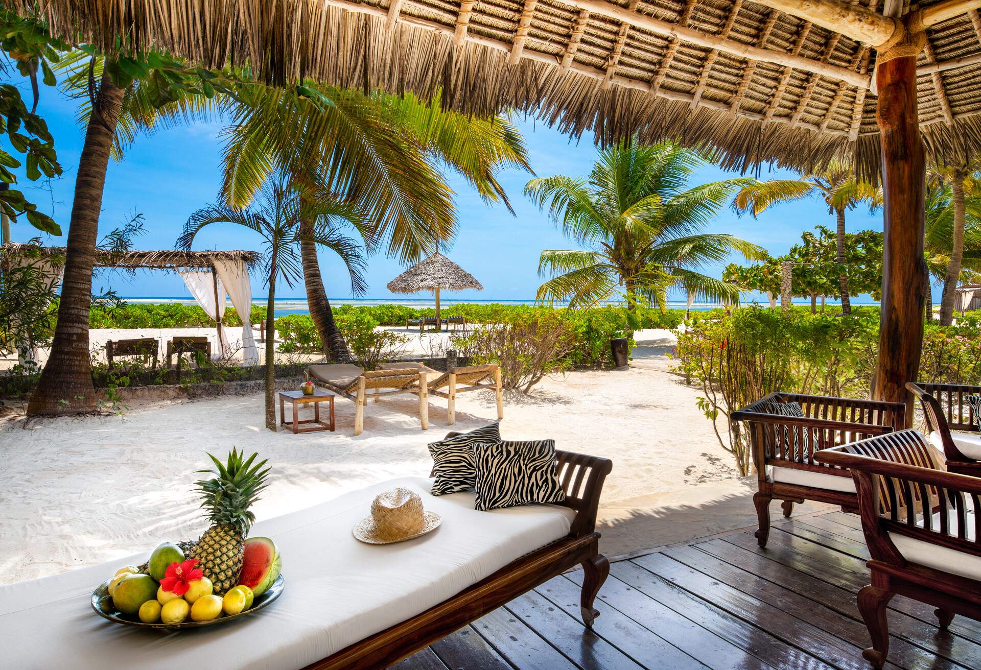 Resort in private villa near Indian ocean