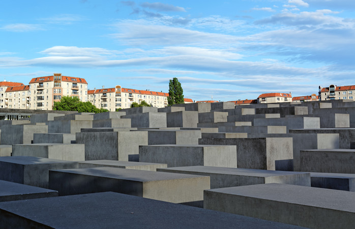 Monumentet för de judiska Holocaust offer i Berlin