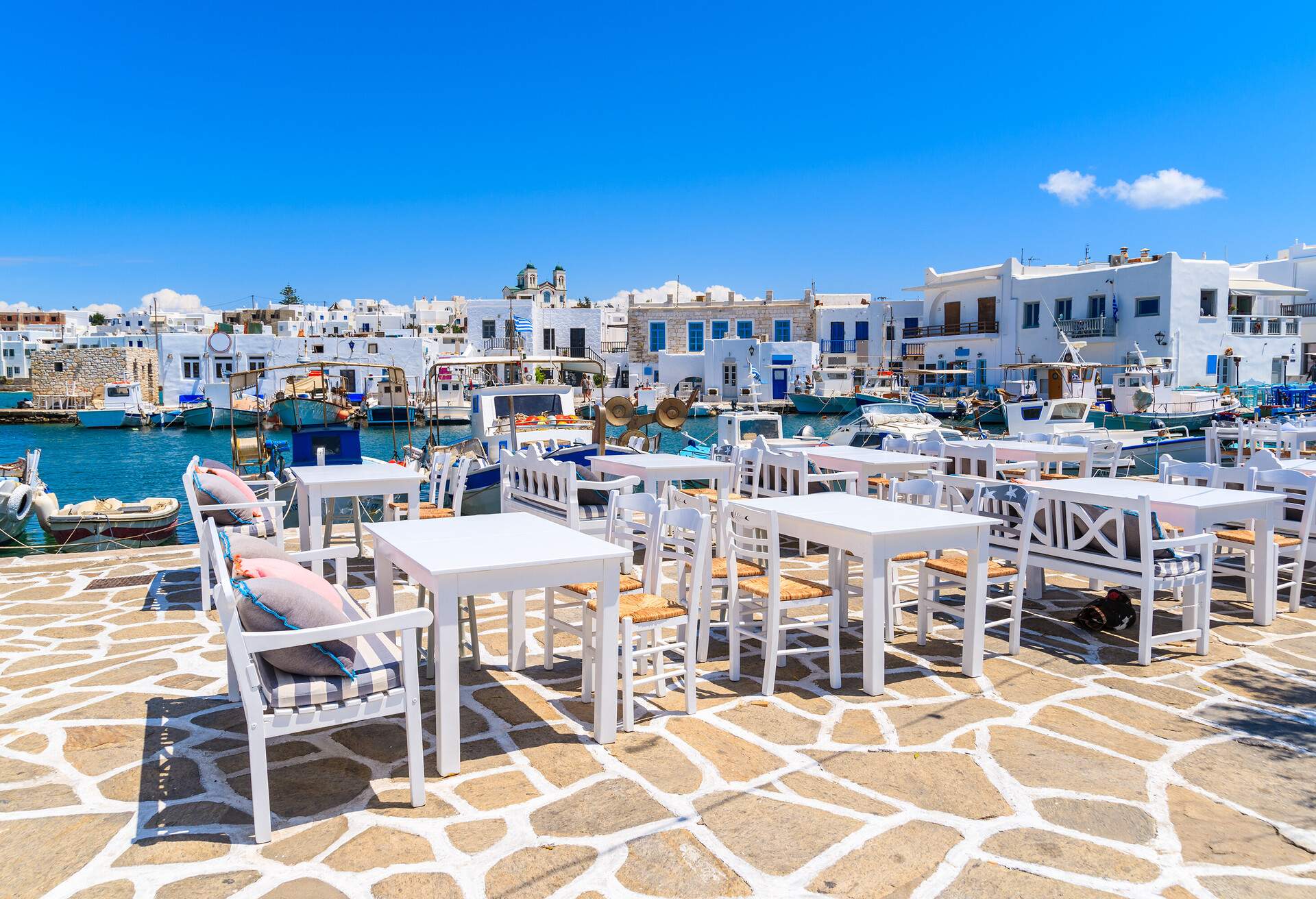 DEST_GREECE_PAROS ISLAND_NAOUSSA PORT-GettyImages-673701332