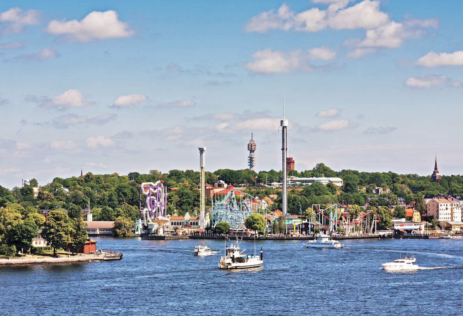 Grona lund attraction park in stockholm; Shutterstock ID 78667252; Purpose: ; Brand (KAYAK, Momondo, Any):