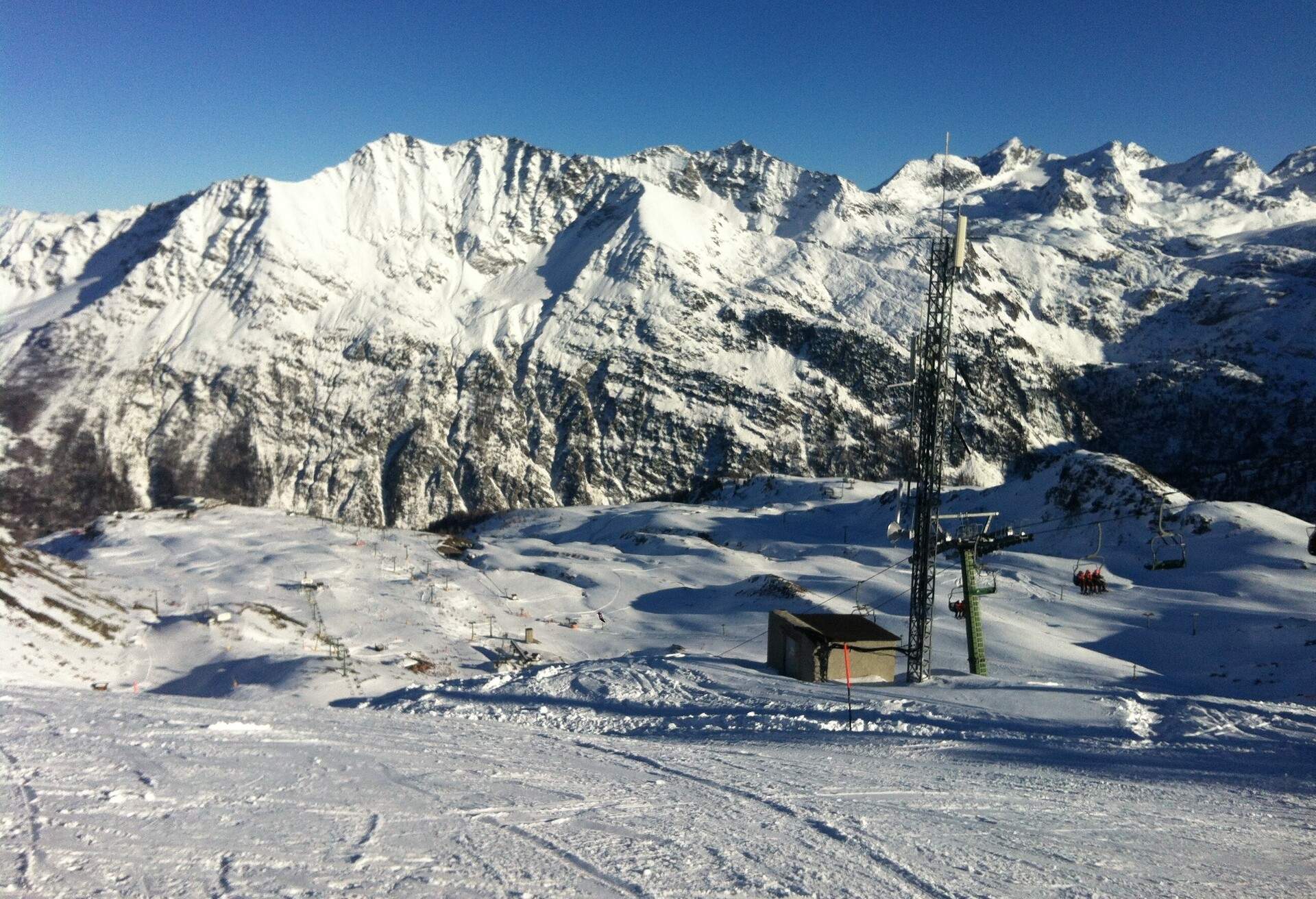 Ski area / LA ROSIÈRE - Montvalezan in Haute Savoie (France) near the Italian boundaries, in the Alps (San Bernardino Mountains); Shutterstock ID 681863446