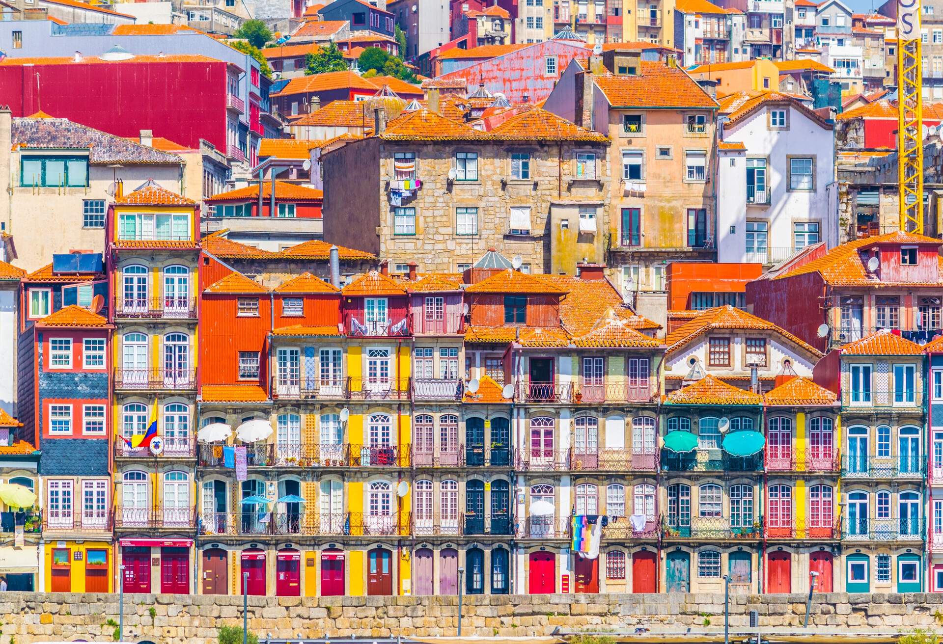 Colourful houses along river douro in Porto, Portugal..; Shutterstock ID 764921260; Purpose: Portugal; Brand (KAYAK, Momondo, Any): KAYAK