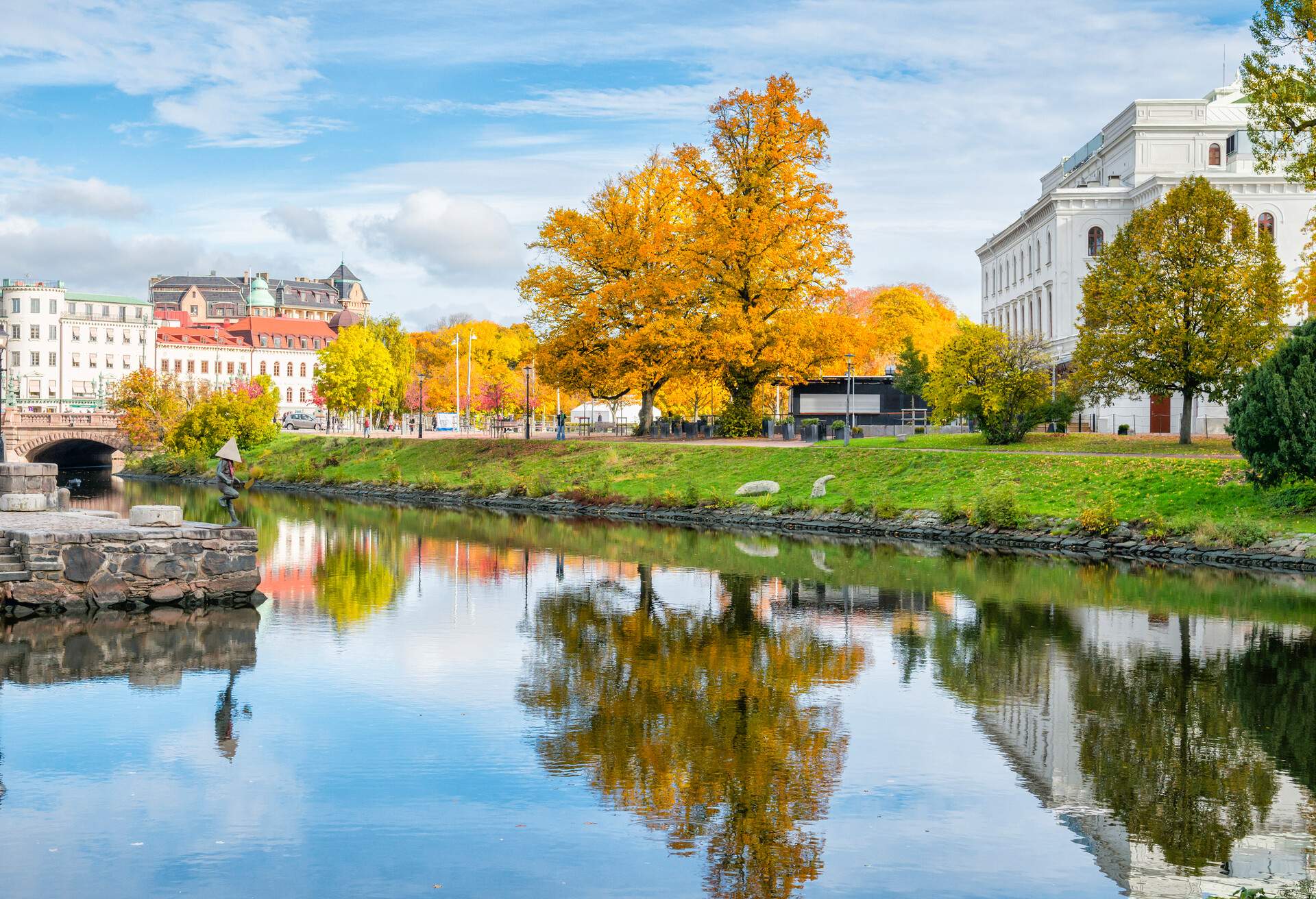 Gothenburg city canal.