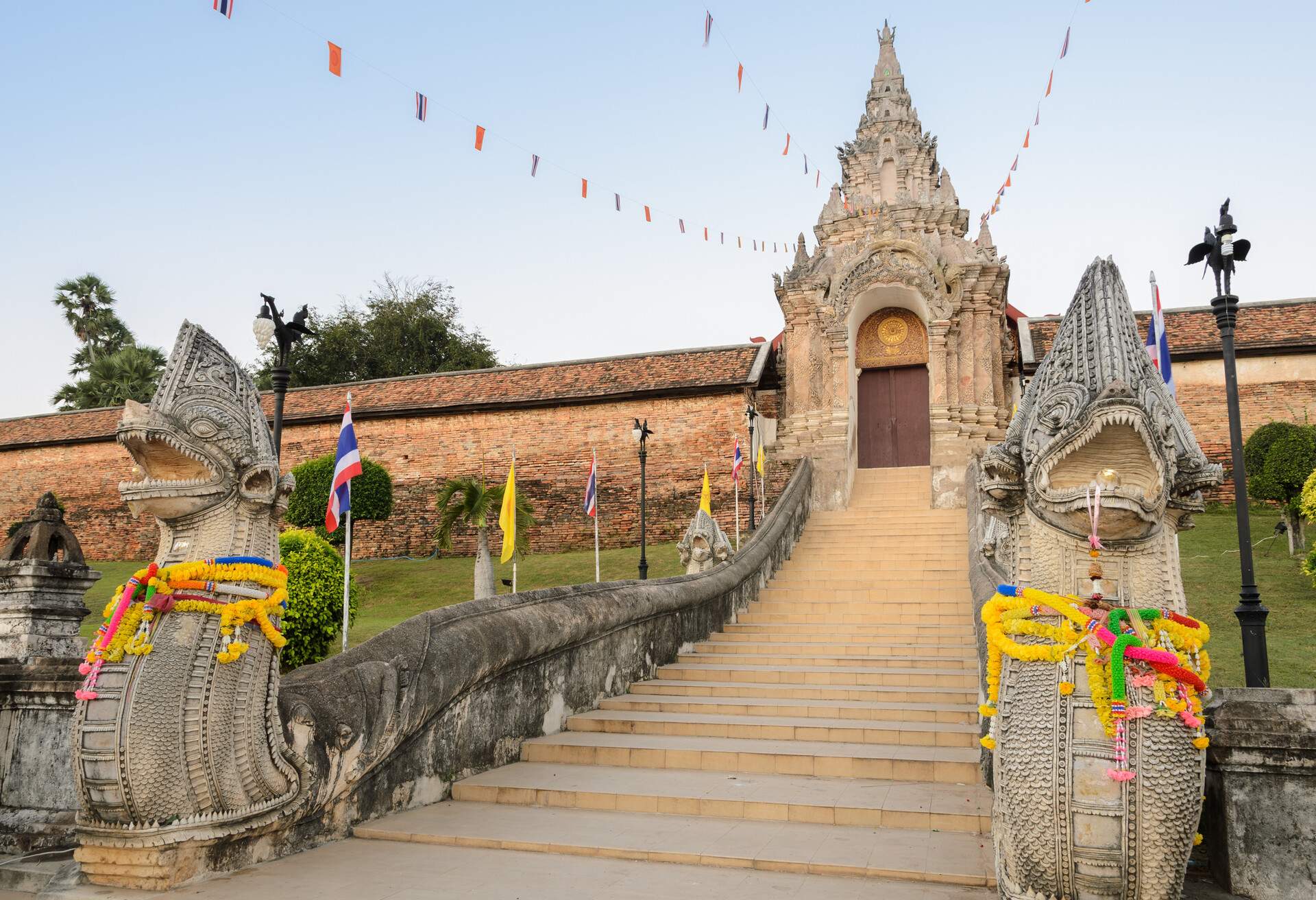 Ancient Buddhist temple of Wat Phra That Lampang Luang in Lampang,Thailand