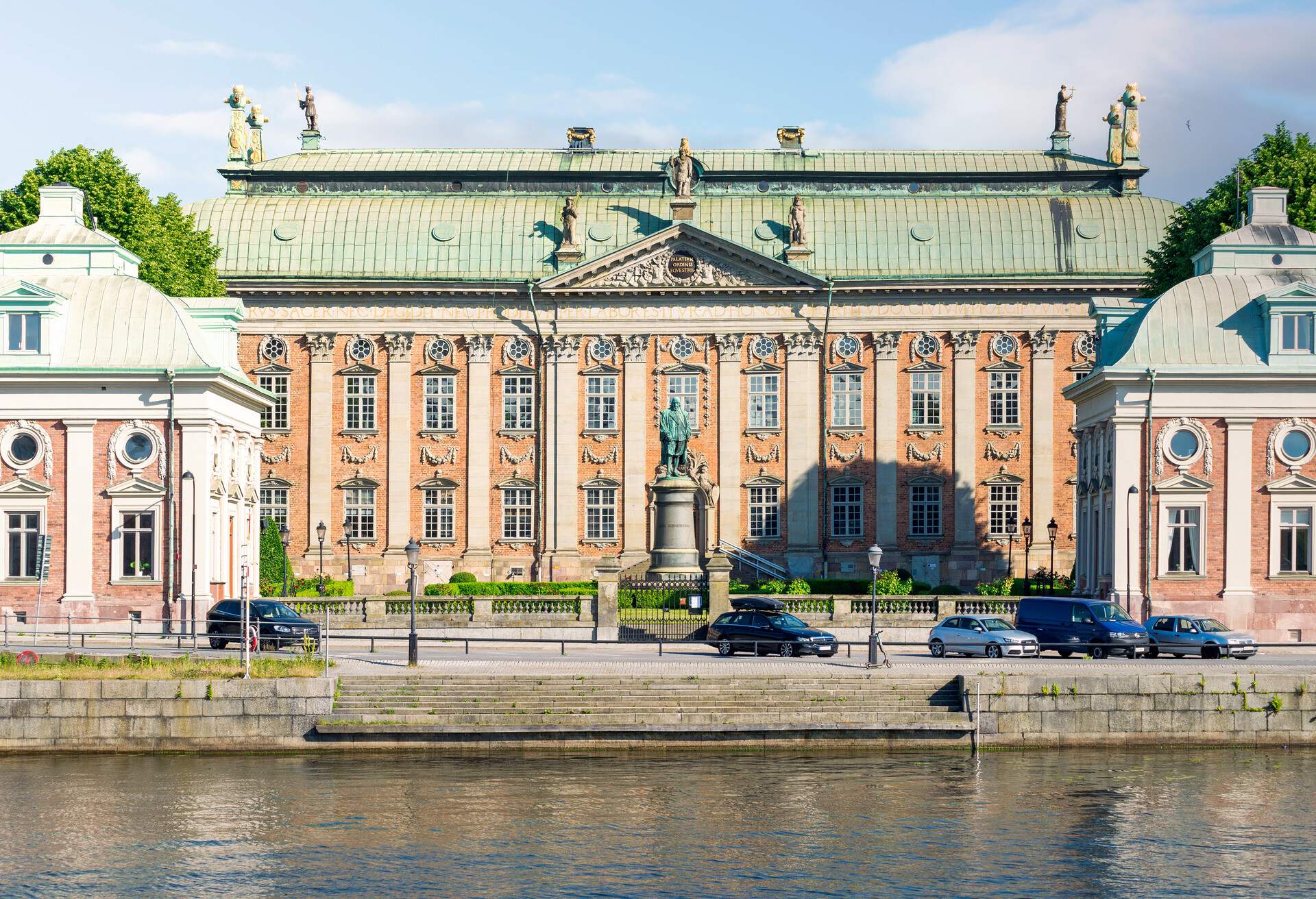 Riddarhuset, House of Nobility or House of Knights, commissioned in the 17th century by the Swedish nobility, located on the northwest of the old town, Gamla Stan, Stockholm, Sweden