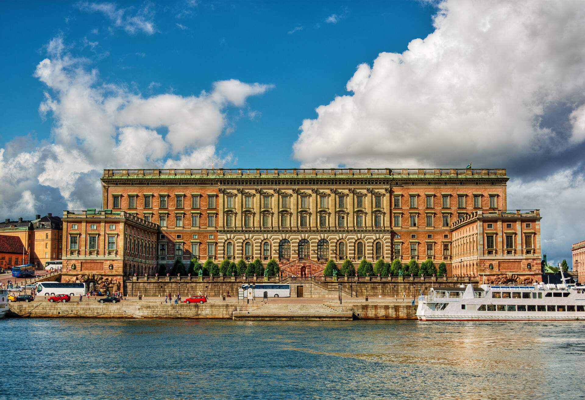 August 2016, the Royal Palace (Kungliga slottet) in Stockholm (Sweden), HDR-technique