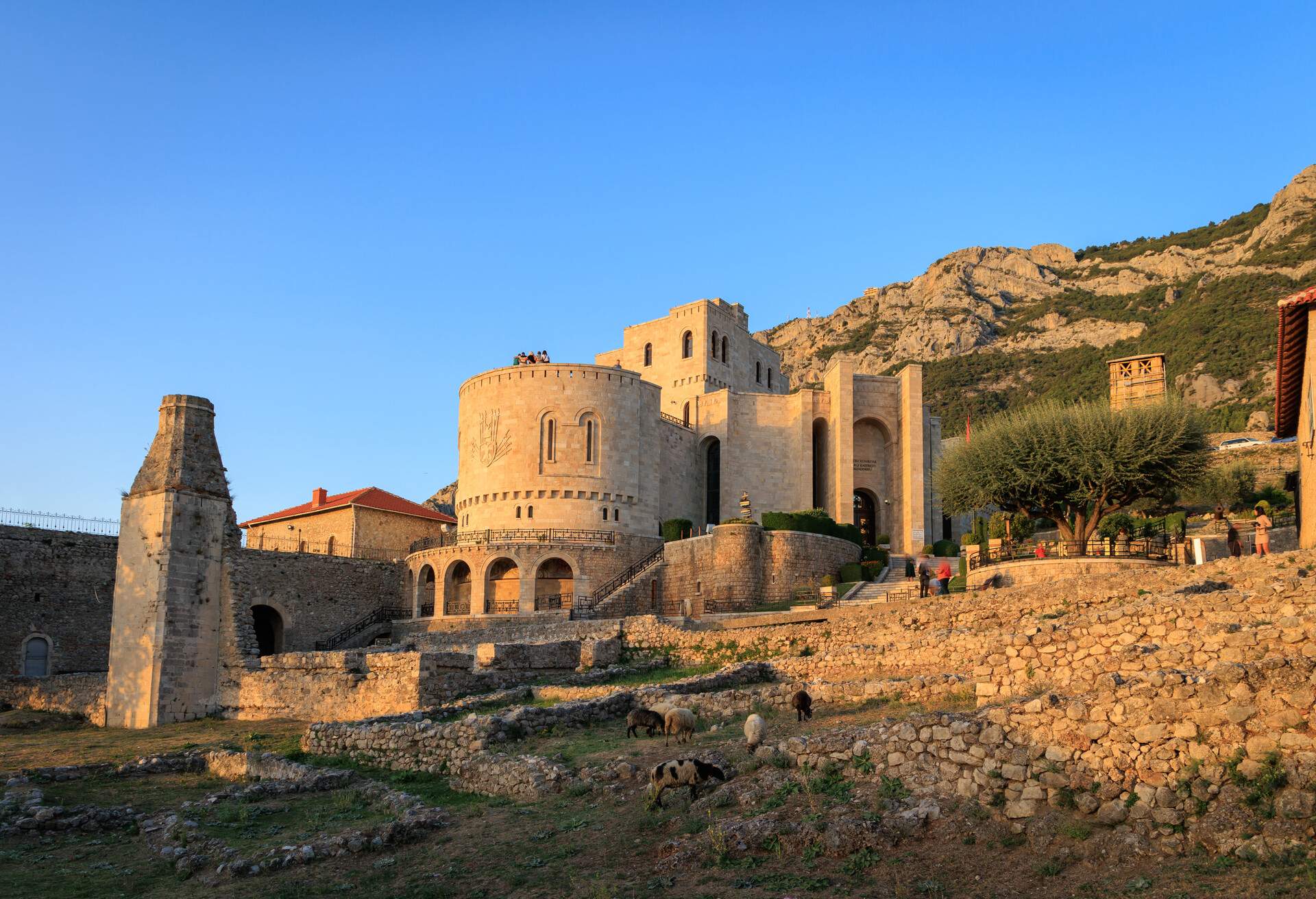 Kruje, Old Albanian town townscape