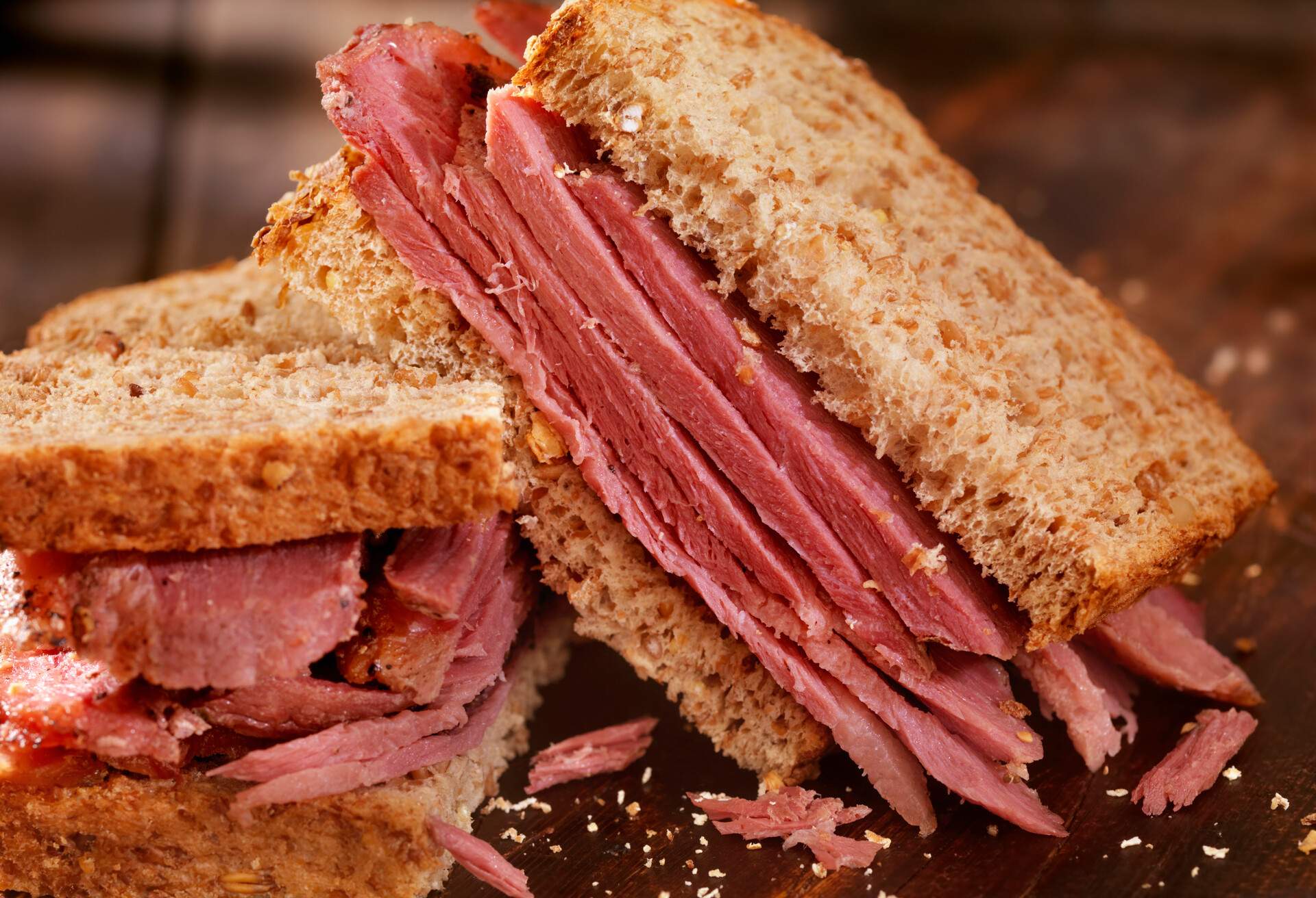 Smoked Meat Sandwich- Photographed on Hasselblad H3D2-39mb Camera