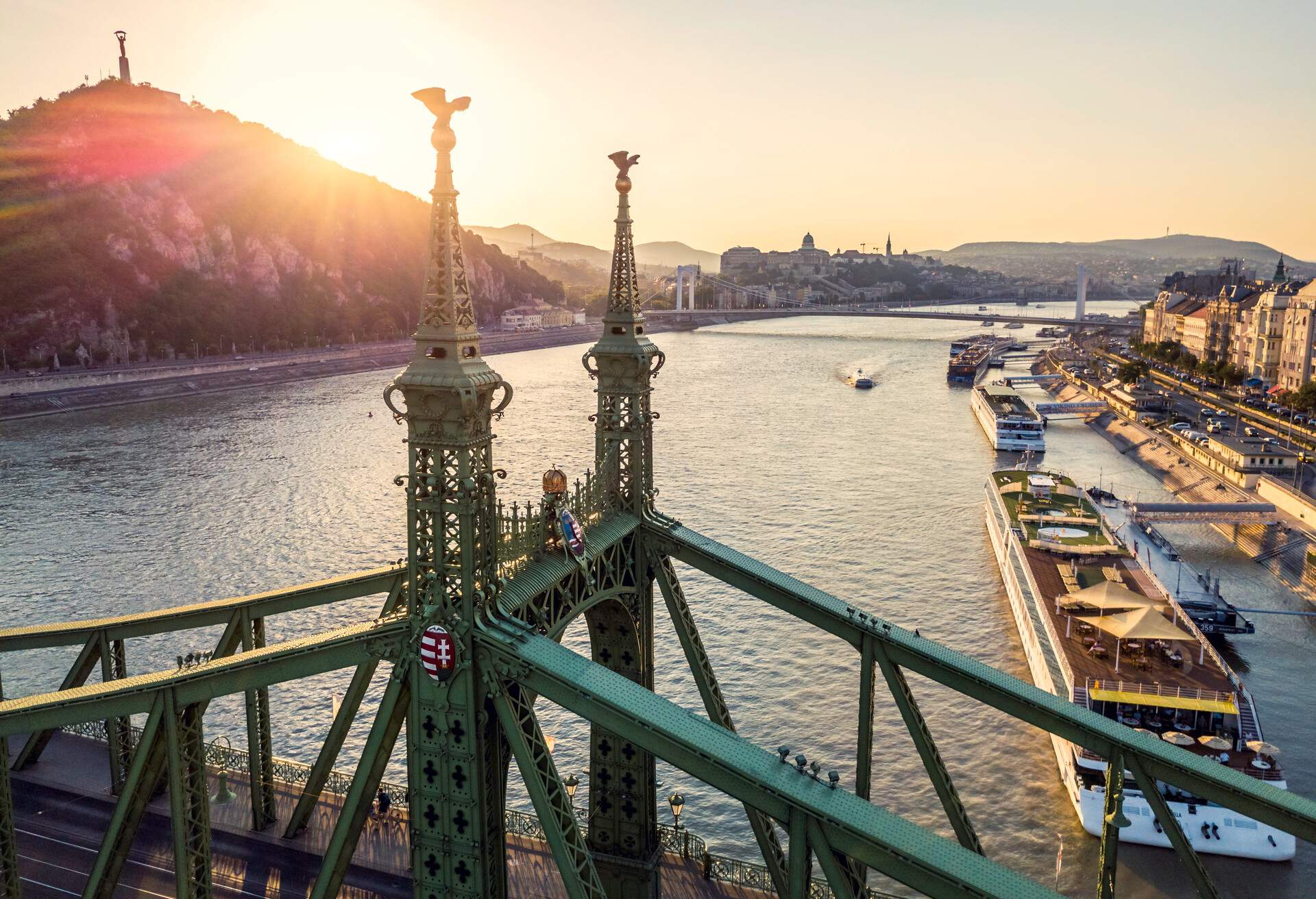 Liberty Bridge - Budapest cityscape