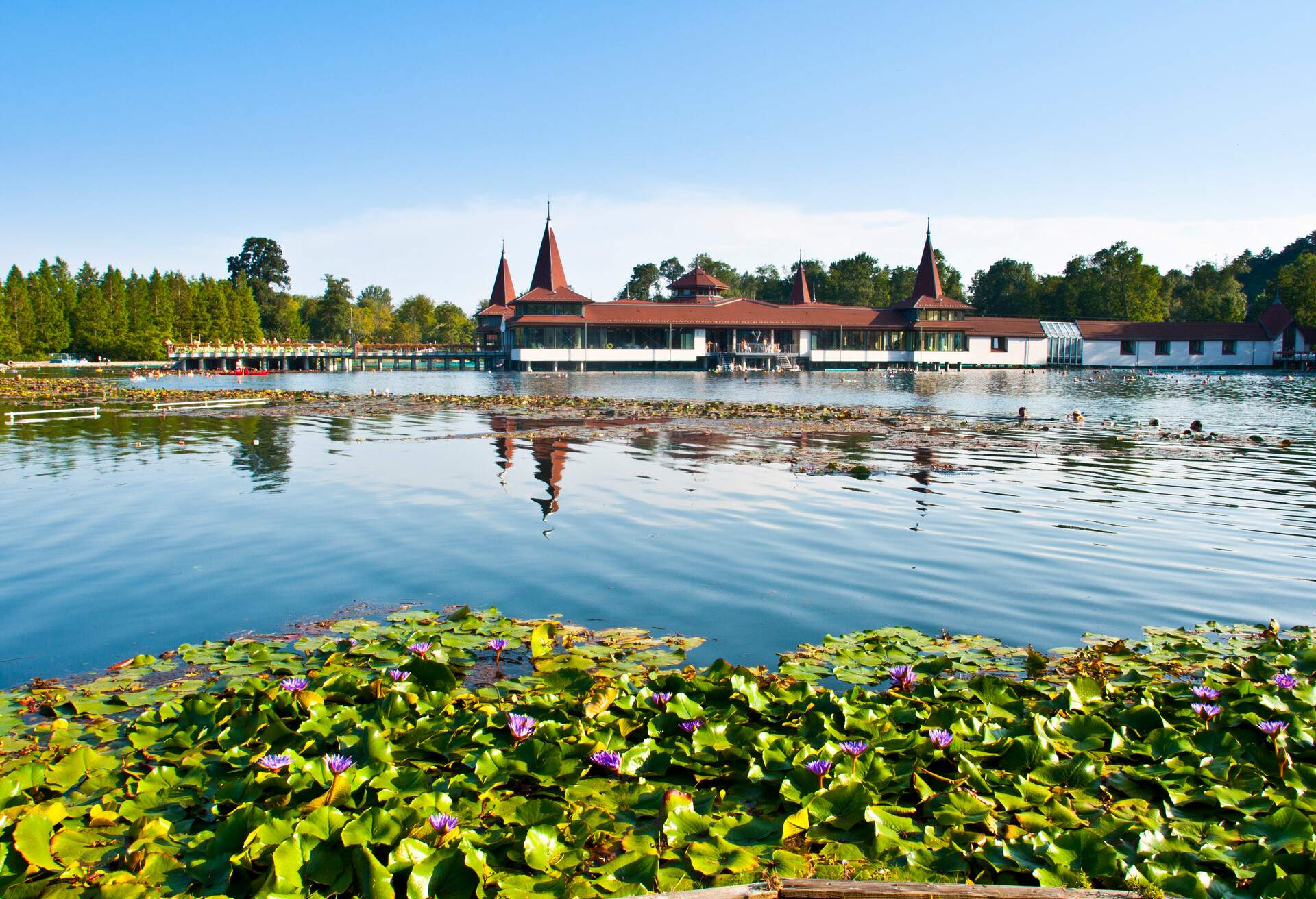 The biggest thermal lake.