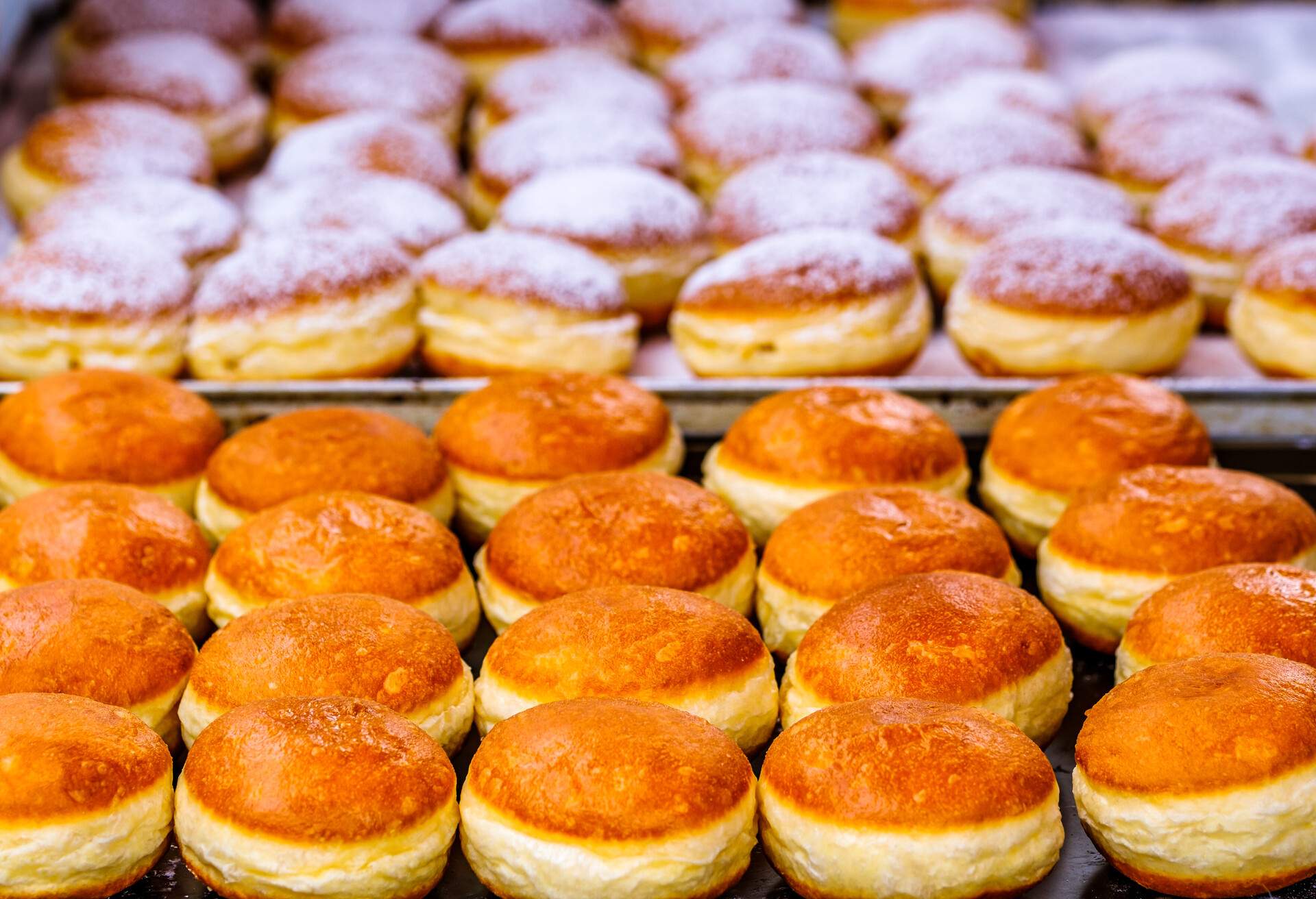 typical german cookies - called Berliner or Krapfen