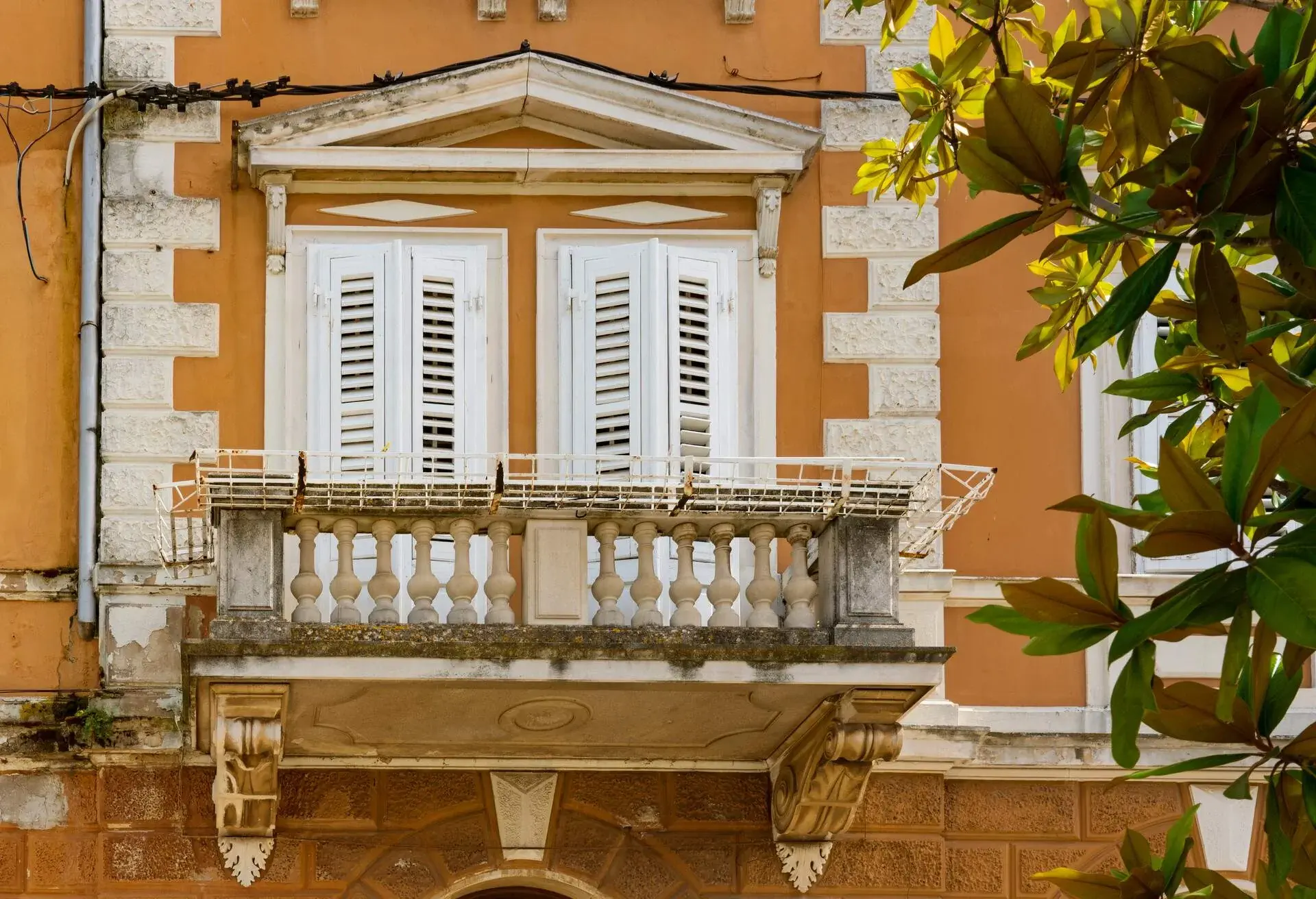 detail of apartment in Porec, Croatia