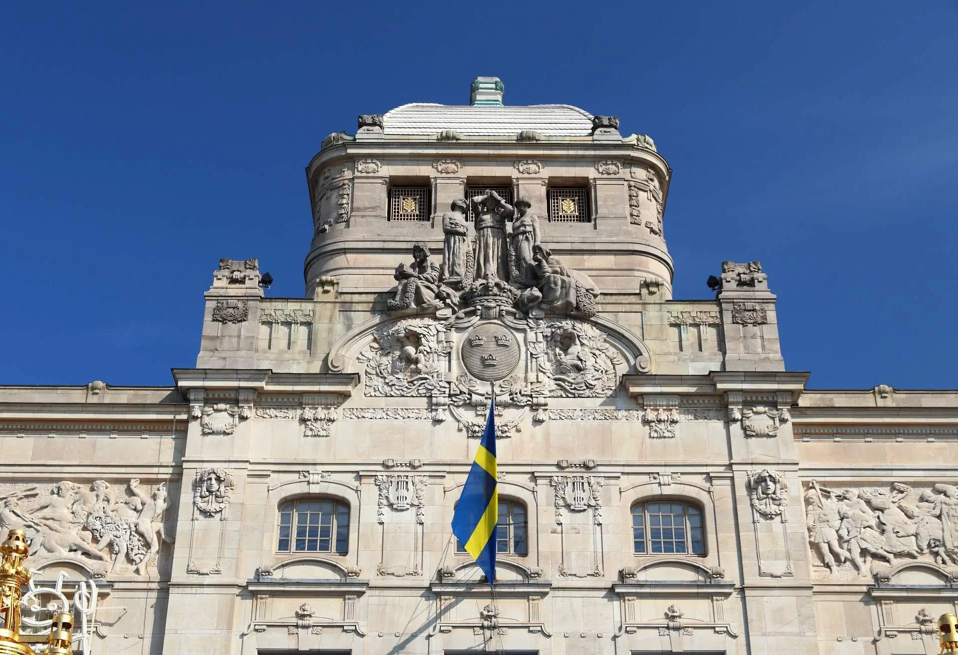 Stockholm landmark. The Royal Dramatic Theatre (known as Dramaten).