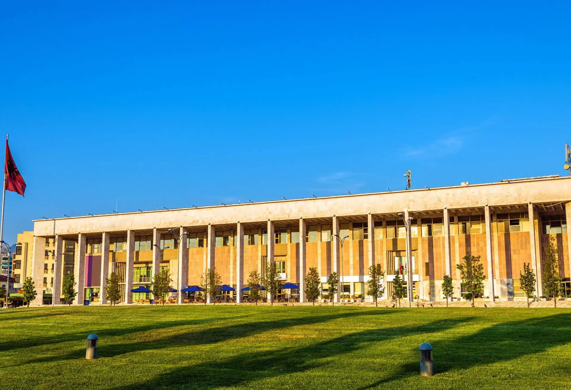 The Palace of Culture in Tirana - Albania