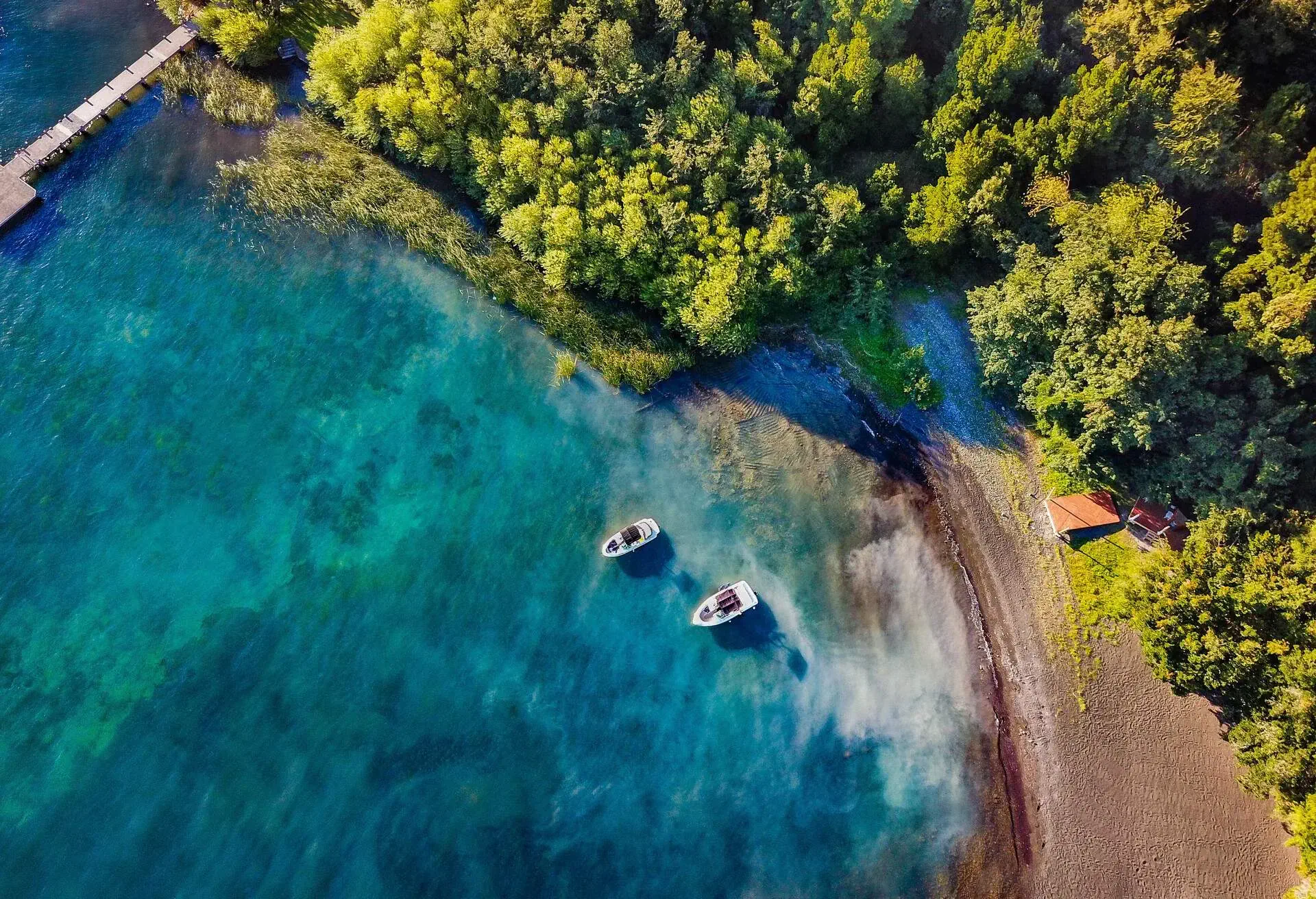chile_pucon_villarrica_lake_boat_shutterstock