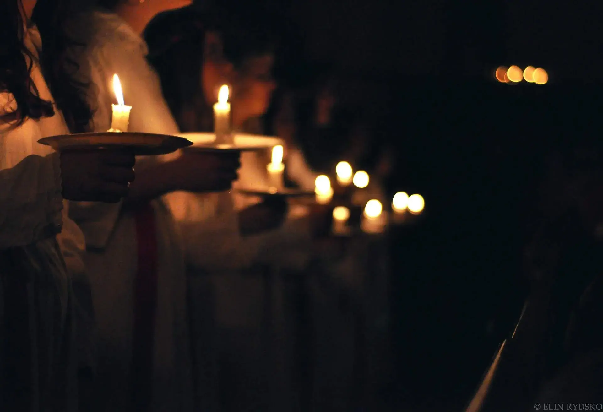 Saint Lucy Day, Sweden.