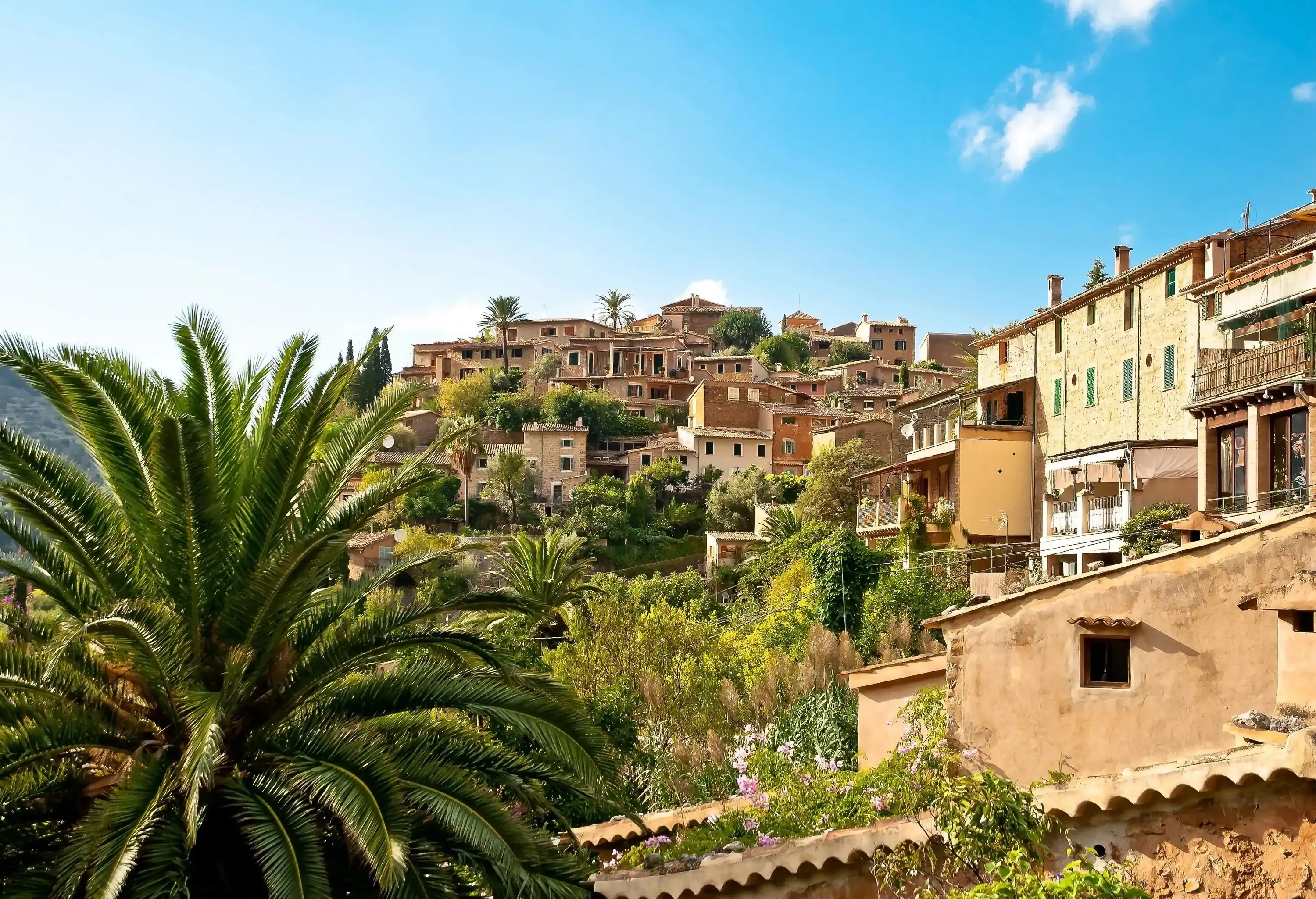 mediterranean village of Majorca island, Spain