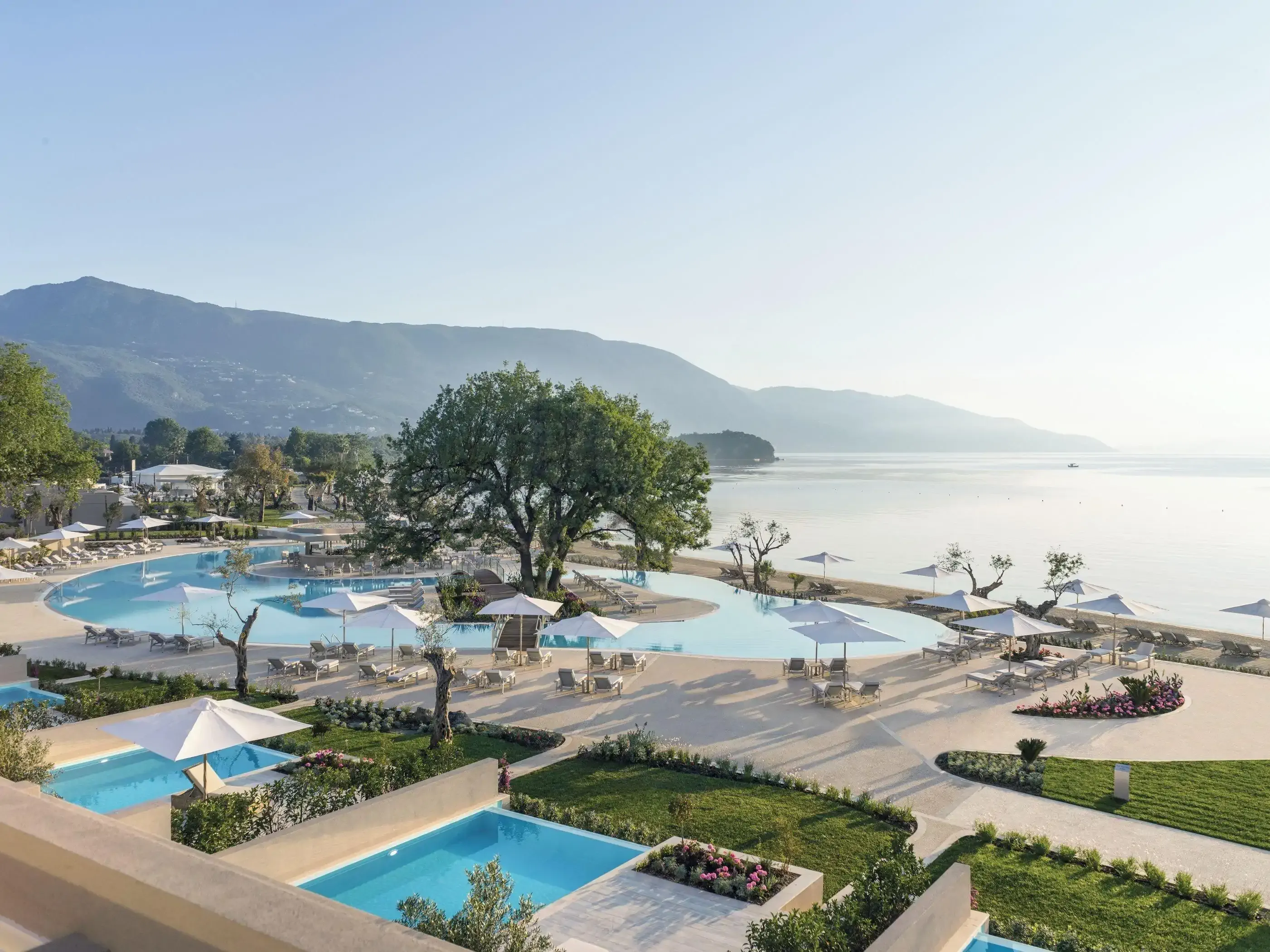 Tranquil luxury resort on a Greek Island