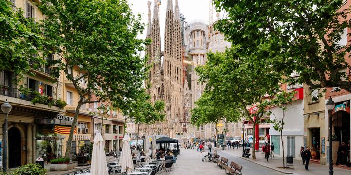 Barcelonas Väder Enastående Solsken Och Varm Luft